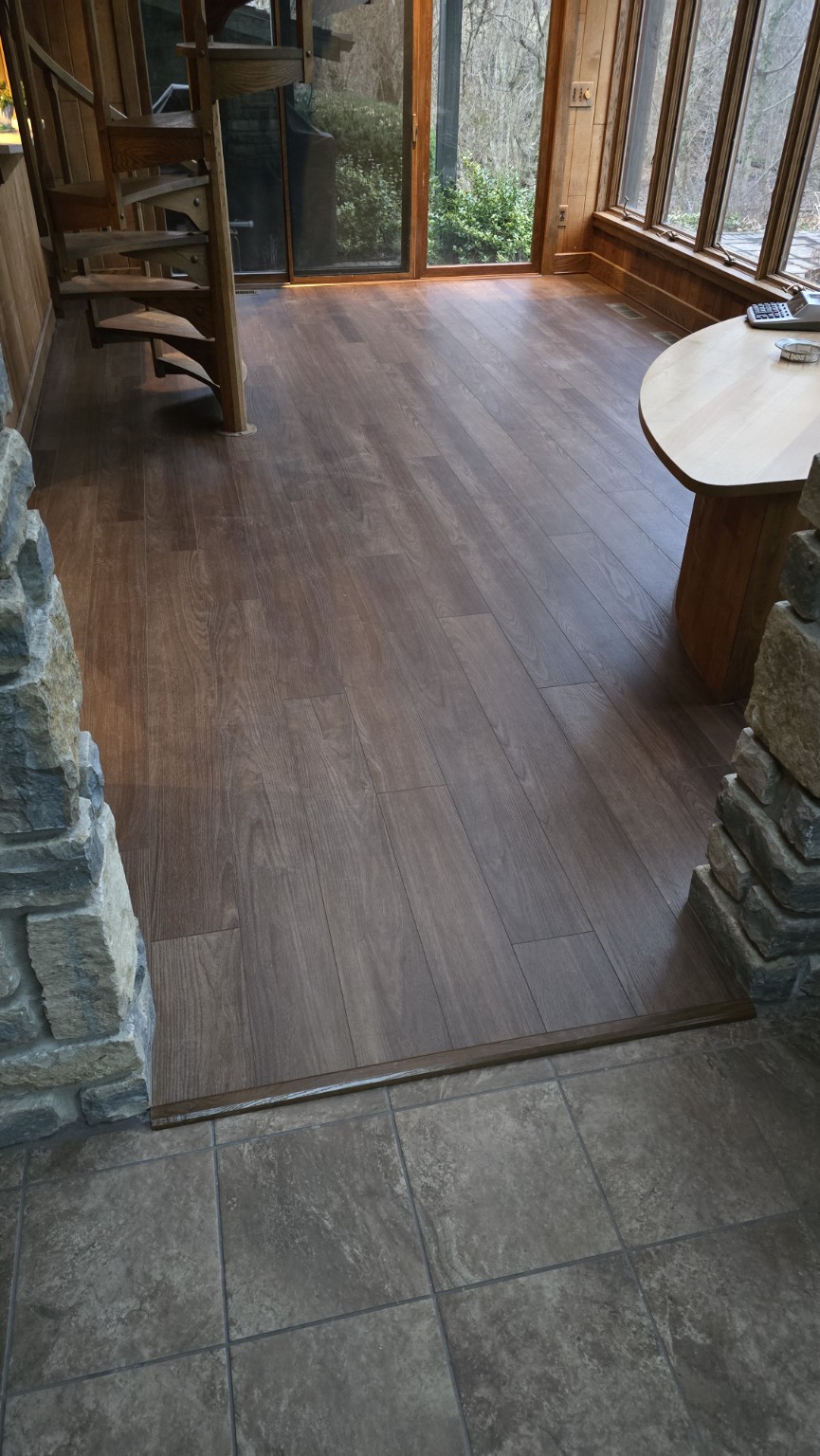Wide plank residential flooring