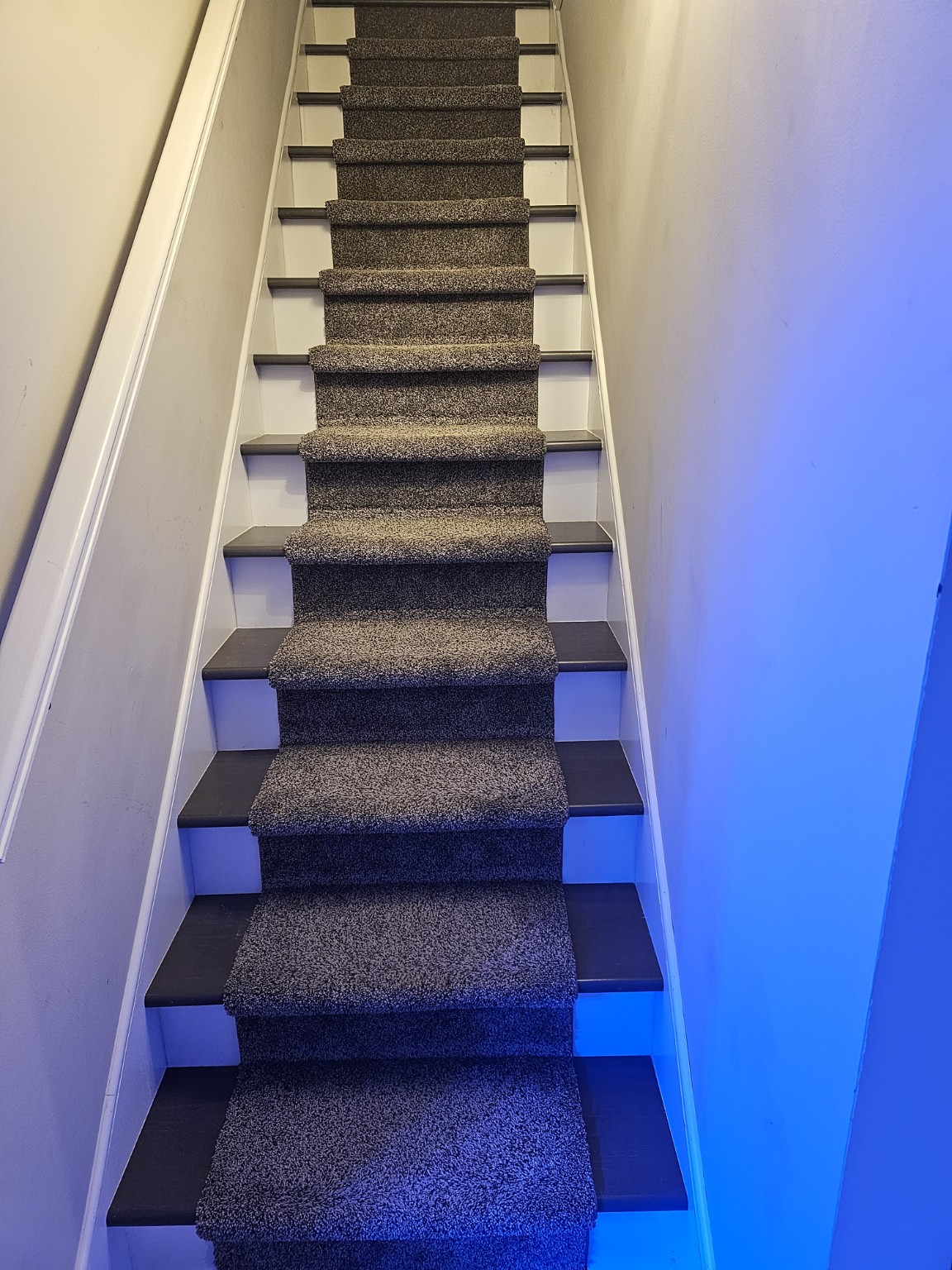 Carpet stair runner installation